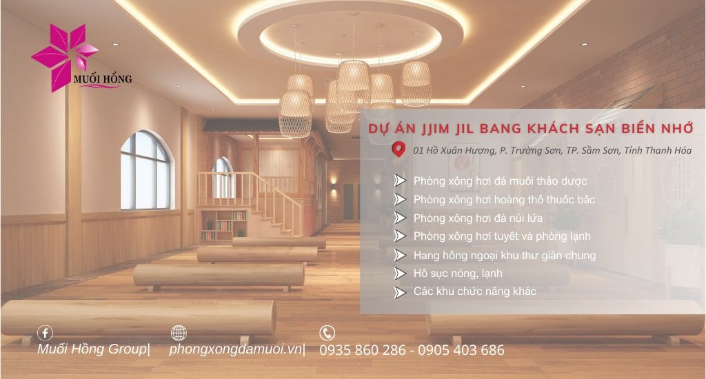 Thi công lắp đặt Jjim Jil Bang khách sạn Biển Nhớ Sầm Sơn