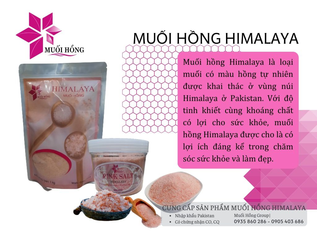 Đá muối Himalaya – Muối Hồng Group