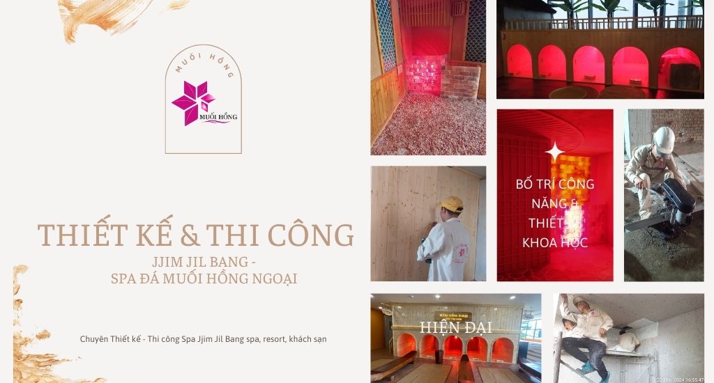 Thi công phòng xông hơi đá muối hồng ngoại