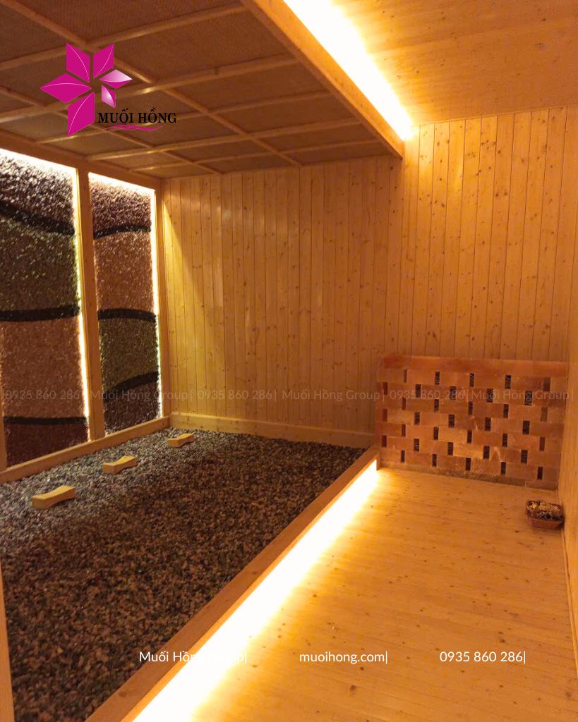 Thi công phòng xông hơi hồng ngoại Onsen Jjim Jil Bang