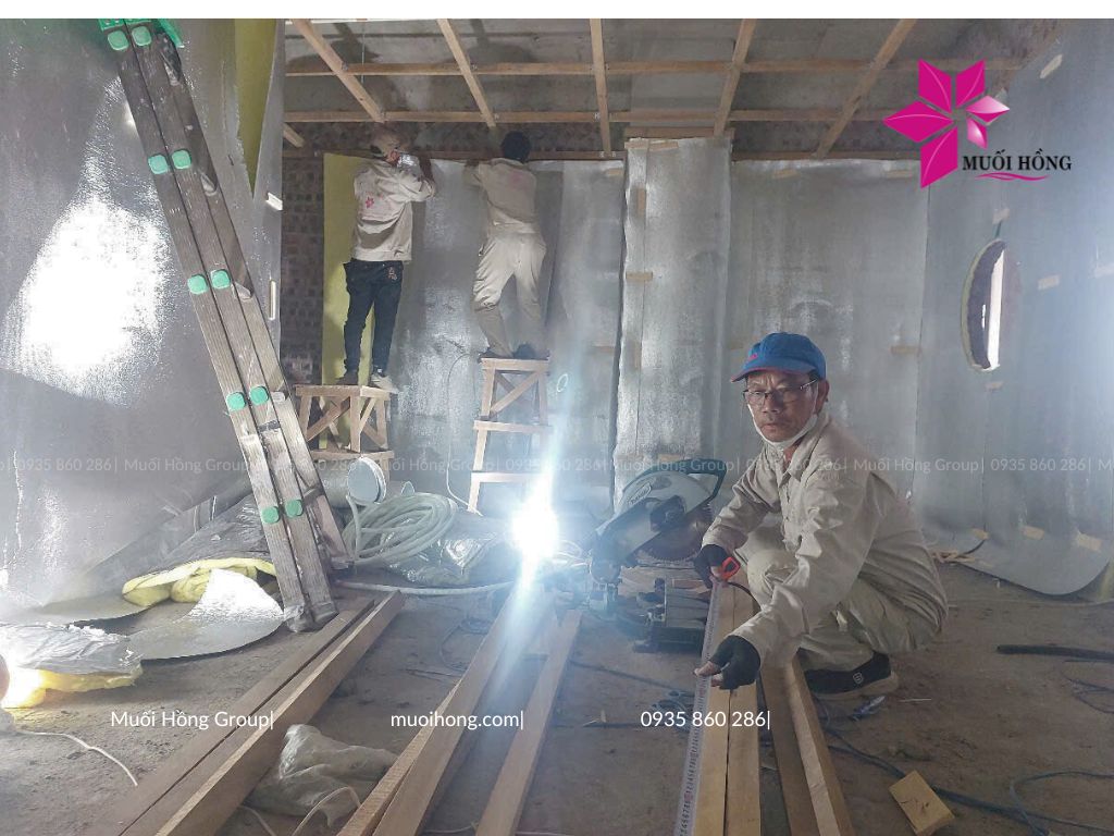 Thi công spa Onsen Jjim Jil Bang khách sạn