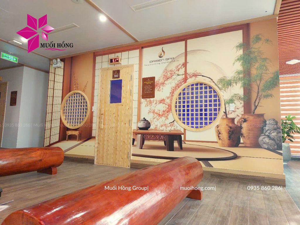 Thi công Onsen JjimJilBang spa Daisen Hải Phòng