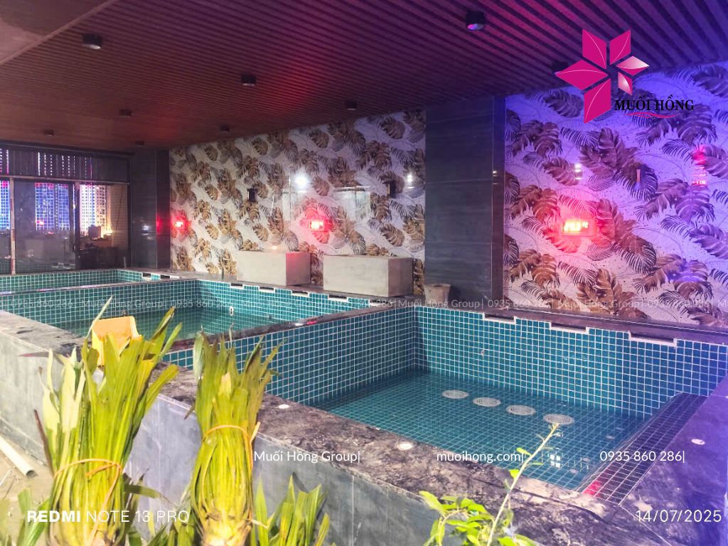 Thi công Onsen JjimJilBang spa Hải Phòng
