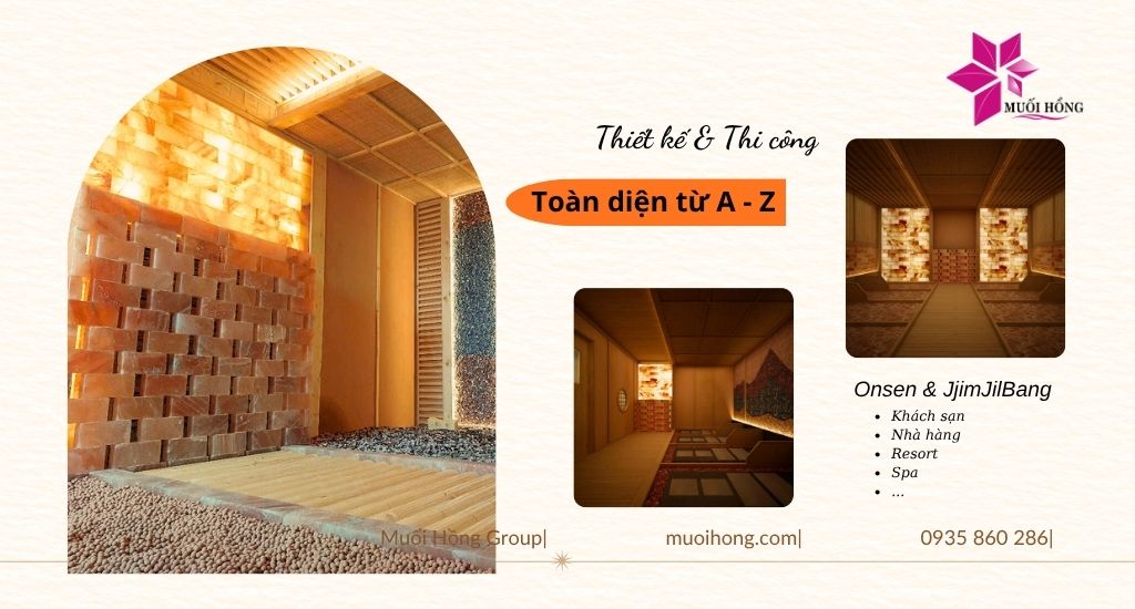 Thi công lắp đặt Onsen & JjimJilBang khách sạn