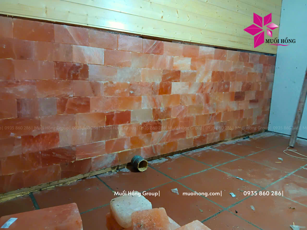 Thi công phòng xông hơi đá muối Spa Jjimjilbang