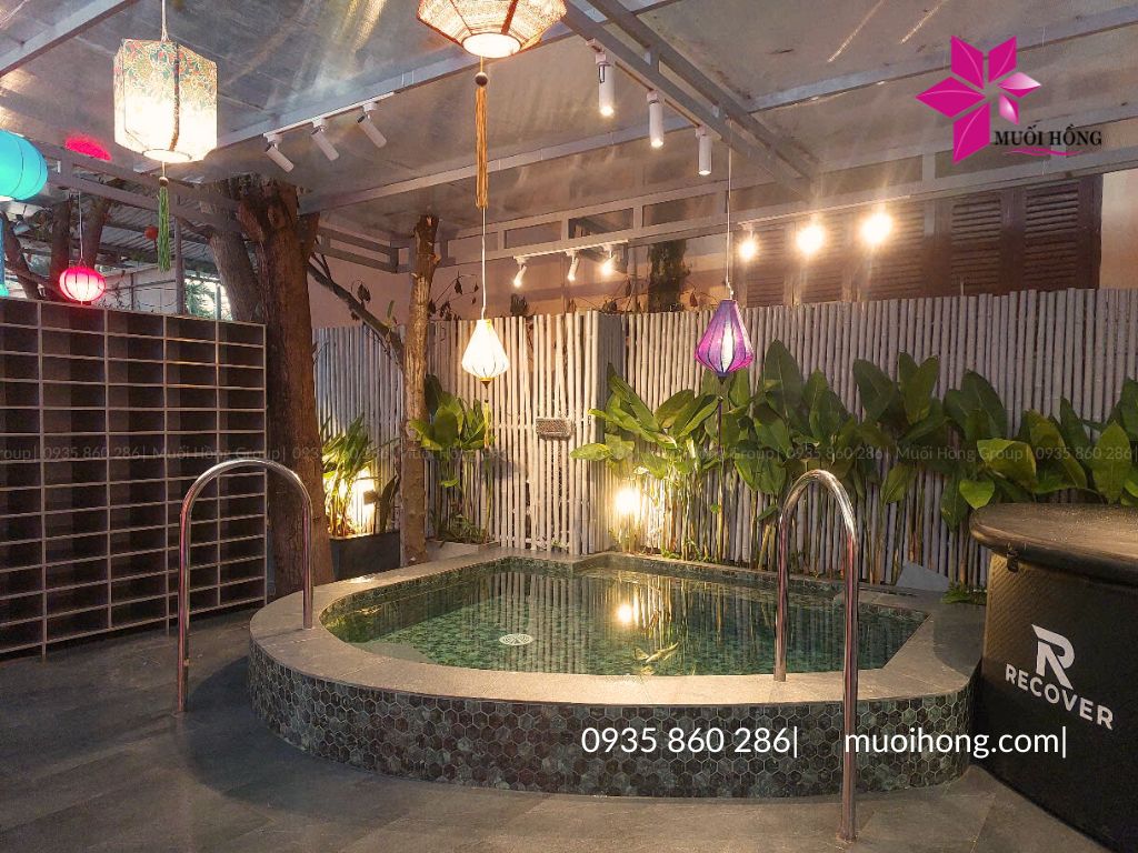Lắp đặt khu bể ngâm Onsen Epic Reset Hội An