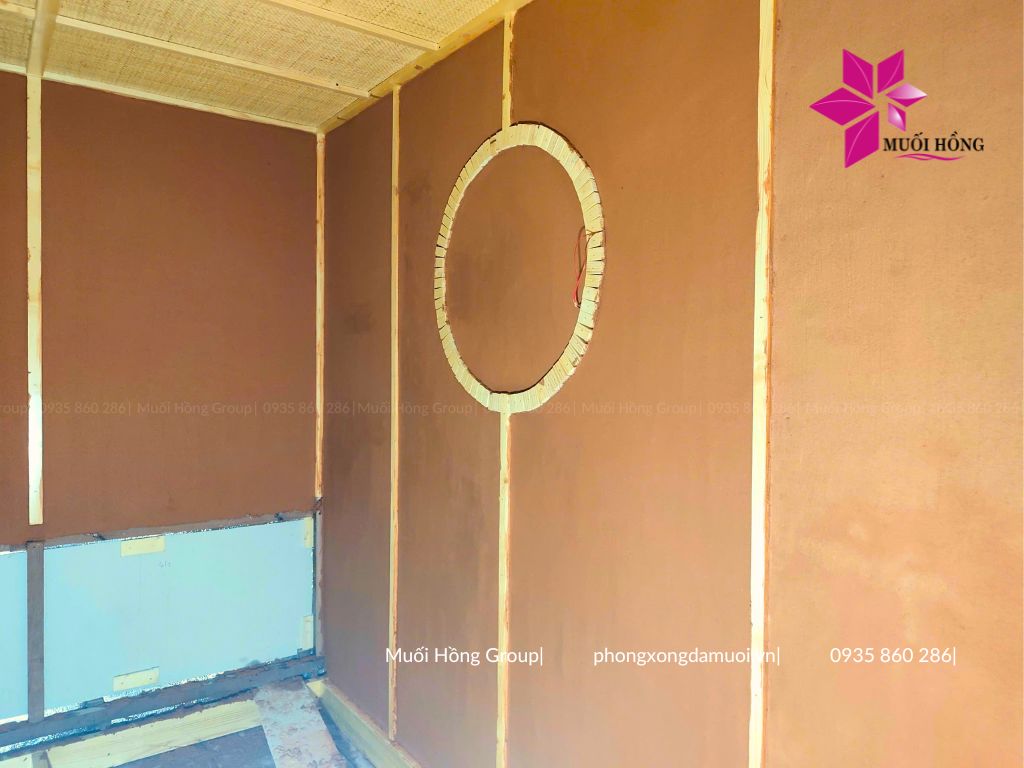 Thi công spa đá muối hồng ngoại