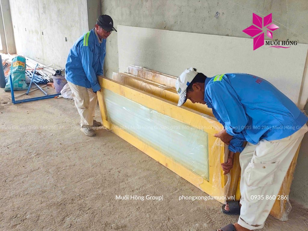 Thi công Onsen & JjimJilBang khách sạn